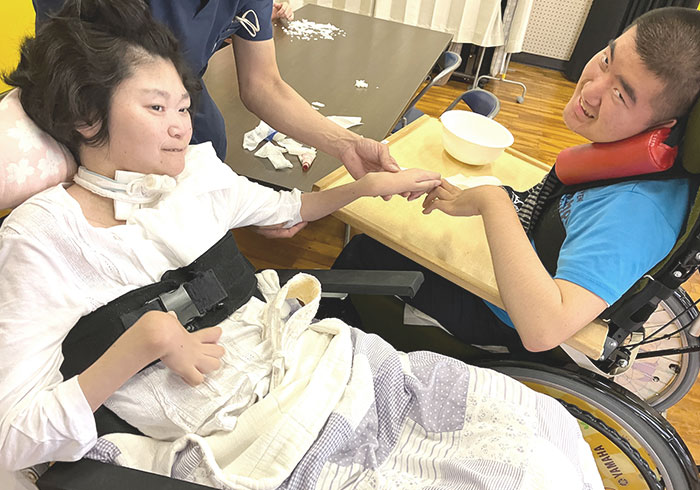 施設での活動の様子